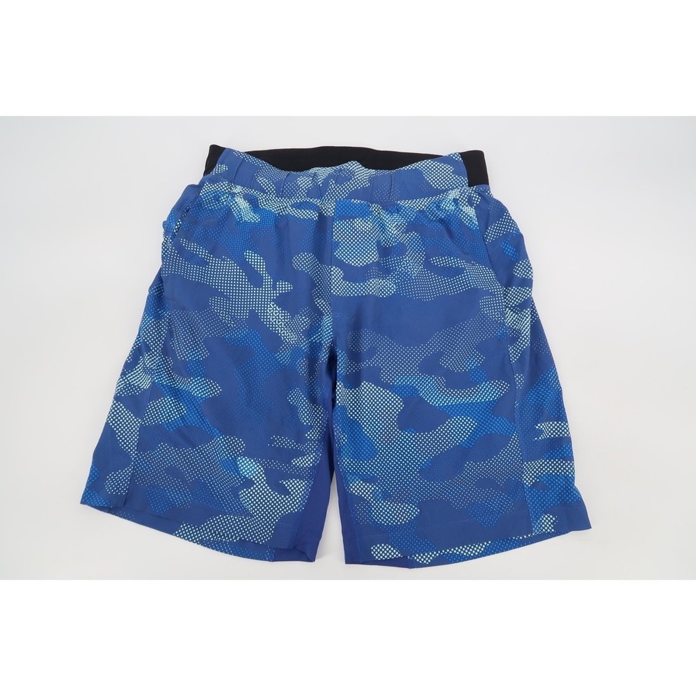 Lululemon T.H.E. Shorts Luxtreme Liner 9" Blue Camo Men's Medium Running